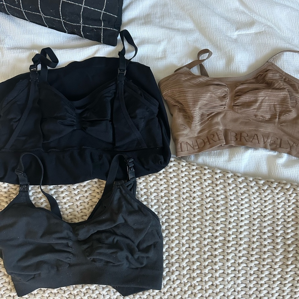 Black and Tan Women's Pumping Bras